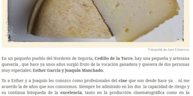 Echanove: «Un queso de película» Echanove: «Un queso de película»