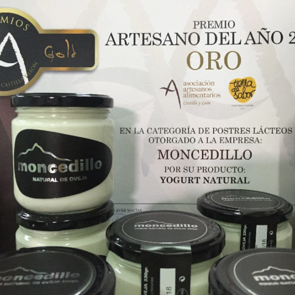 Moncedillo Yogur, premio Artesano del Año 2018 Oro
